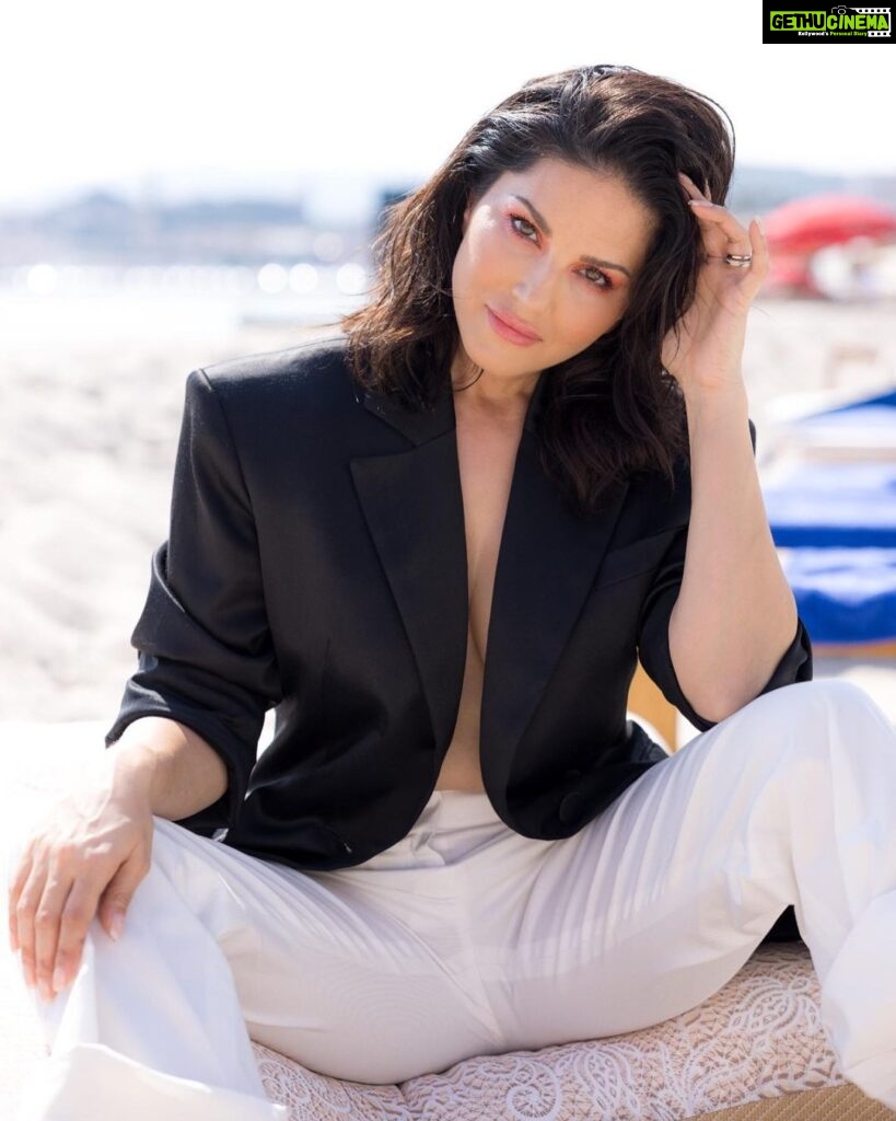 Sunny Leone Instagram - Thanks @schonmagazine for having me a part of your magazine! Photography @maria.biardzka Interview @kathleen.fowlds H&M by @tomasmoucka Styling by @ilya.vanzato . . #SunnyLeone #cannnes #SunnyLeoneAtCannes #kennedy #KennedyAtCannes Cannes, French Riviera, France
