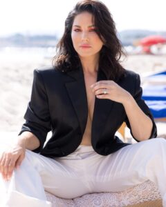 Sunny Leone Instagram - Thanks @schonmagazine for having me a part of your magazine! Photography @maria.biardzka Interview @kathleen.fowlds H&M by @tomasmoucka Styling by @ilya.vanzato . . #SunnyLeone #cannnes #SunnyLeoneAtCannes #kennedy #KennedyAtCannes Cannes, French Riviera, France
