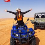 Surabhi Instagram – Had the most #exhilerating experience riding the #quadbike in the beautiful #arabiandesert 😎☀️

#desertlife #travel #vacay #dxb #dubai #adventure #desertsafari #surofficial