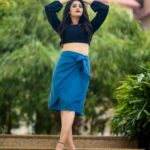 Surabhi Instagram – Raise your hands if you like this picture🖤💙

Styled by @officialanahita
Outfit: @notchabovecreations
Jewellery: @accessoriesbyanandita
Makeup: @glitteraisestudio 
Hair: @seena_hair143
Captured 📸: @they_call_me_keshu 
:
:
:
:
:
:
:
:
:
 #instagood #surofficial #surbhi #instamoment #blueming #pictureoftheday #instalife