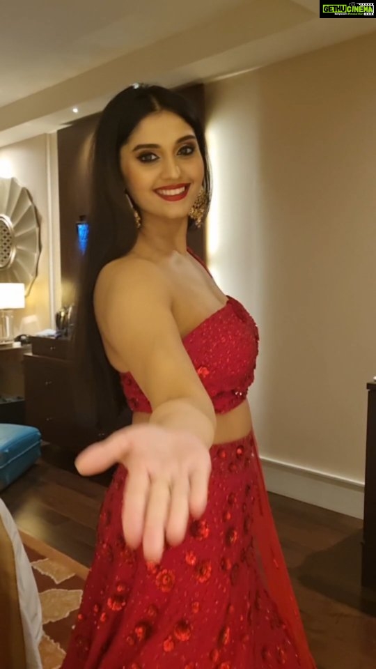 Surabhi Instagram - #Siima ready♥️💫 Dressed in💃@arka_by_divya_kanigalupula ✨️ Styled by @officialanahita ✨️ Makeup & hair by @vihana_stories ✨️ Jewellery by @kiara.jewelry ✨️ #reelitfeelit #reels #red #trending #siima2022 #10yearsofsiima #redcarpet #surofficial #surbhi #siima #reelsinstagram