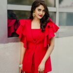 Surabhi Instagram - 🌹✨️ Outfit @papzclothing Styled @reshma_stylist Makeup @glitteraisestudio Earrings @thetrinkaholic 📸 @srujanluckyphotography
