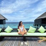 Surbhi Jyoti Instagram - My sea side saddle ... 🏖️ . . . . . . . . . . Wearing @beachbum.in @irisreps @coastalinofficial @coco_resorts Coco Palm Bodu Hithi, Maldives
