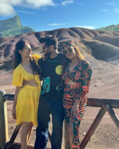 Surbhi Jyoti Instagram - Being the most colourful at @chamarel7colouredearthgeopark @mauritius.tourism Wearing @beachbum.in @anusoru Jewellery @houseofjskjewels Footwear @anse.sandals #MauritiusNow #FeelOurIslandEnergy #mauritiustourism Chamarel 7 Coloured Earth