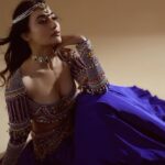 Surbhi Jyoti Instagram - 💙💙💙 . . . . . . . . Outfit @vastra_designer Styled by @stylingbyvictor @sohail__mughal___ Accessories @shahiljewels Assisted by @styleby_antara @janvijain123 Makeup @jyotiiadvani.artistry Clicked by @gohil_jeet