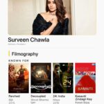 Surveen Chawla Instagram - Winning hearts for her performance in #RanaNaidu, @surveenchawla has had an exciting filmography across many regions & languages. She ranks #8 on this week's IMDb Popular Indian Celebrities feature, and incase you just finished watching #RanaNaidu, here are other titles that she's known for ✨ Which is your favourite performance of hers? 💛 IMDb "Known for" is a space where you can find other notable work from your favourite artist all on their page on IMDb.com. As always, determined by fans! 💛 🎬: Parched | Prime Video Decoupled | Netflix Kasauti Zindagii Kay | Disney+ Hotstar