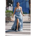Surveen Chawla Instagram - Color pallete for the day - Denim 🩵 Outfit: @deme_love_ Jewellery: @mozaati Styled by: @sukritigrover Styling Team: @vanigupta.23 @simrankumar19 Intern: @mahek_gada Shot by: @faisal_miya__photuwale #Cannes #Cannes2023