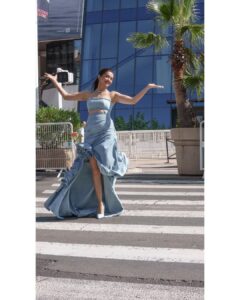 Surveen Chawla Instagram - Color pallete for the day - Denim 🩵

Outfit: @deme_love_ 
Jewellery: @mozaati
Styled by: @sukritigrover 
Styling Team: @vanigupta.23 @simrankumar19
Intern: @mahek_gada
Shot by: @faisal_miya__photuwale 

#Cannes #Cannes2023