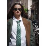 Surveen Chawla Instagram - And this is how I strolled….! Outfit: @helenanthonyofficial Heels: @aldo_shoes Sunglasses: @prada Styled by: @sukritigrover Styling Team: @vanigupta.23 @simrankumar19 Intern: @mahek_gada Shot by: @faisal_miya__photuwale #Cannes #Cannes2023