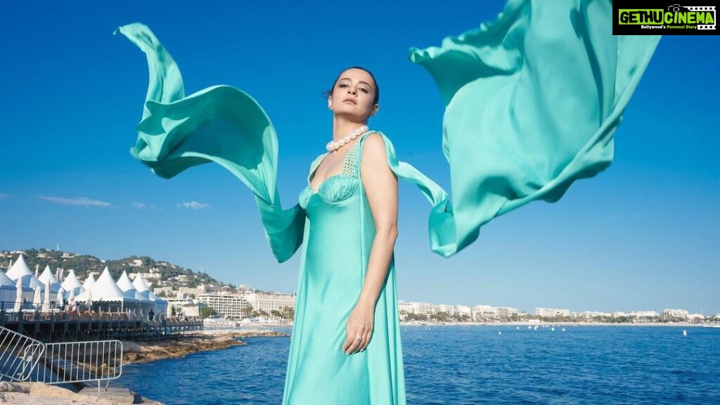 Surveen Chawla Instagram - “Let the blue sky meet the blue sea and all is blue for a time….” - Moncy Barbour Dress: @supriamunjalatelier Heels: @stevemaddenindia Jewellery: @prerto @curiocottagejewelry Styled by: @sukritigrover Styling Team: @vanigupta.23 @simrankumar19 Styling Intern @mahek_gada Shot by: @faisal_miya__photuwale #Cannes #Cannes2023