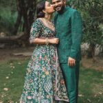 Swara Bhaskar Instagram – Like a Queen in green courtesy my fave @rahulmishra_7 … Giving @fahadzirarahmad also princely vibes! 💚💚💚 

Outfits: @rahulmishra_7
Jewellery: @khannajewellerskj
.
Styling: @a.bee.at.work @prifreebee
Make-Up: @makeupbypoojagosain
Hair : @lawangtamang95_delhei @anukaushikstudio 
Photographs: @tarunchawlaphotography Delhi दिल्ली