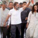 Swara Bhaskar Instagram - At a time when hate is normal & the dominant logic is that ‘no low is too low as long as the election is won’.. when society is so brutalised that we barely blink at heinous crimes, @bharatjodo yatra is a radical new imagination & expression of how we can resist hate. 💛✨🇮🇳 @incindia @rahulgandhi . Photographer: @_jaiswalashish Ujjain MP India