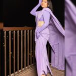 Swara Bhaskar Instagram - Hand in glove with the social scene in Cairo 🤗✨💜 Heading to a reception hosted by the American Embassy in Cairo. . Hybrid sari-pants : @_huemn Earrings: @anaash.in Heels: @louboutinworld . Styled by: @prifreebee @a.bee.at.work Photographs: @ahmedsami_photography Hair : @antergallactic Make-Up: @makeupbyyaramaziad @lancomepopup Fashion Assistant: @v4nyav3rma Cairo, Egypt