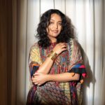 Swara Bhaskar Instagram - The spirit of a nomad ❤️🖤💛 . Outfit: @gulabobyabusandeep Bracelet: @tribebyamrapali . Styled by: @prifreebee @a.bee.at.work Photographs: @ahmedsami_photography Hair : @antergallactic Make-Up: @makeupbyyaramaziad @lancomepopup Fashion Assistant: @v4nyav3rma . . . . . . #cairointernationalfilmfestival #juryduties #egypt #cairo #travel #filmfestival #kaftans #multicolored # abujanisandeepkhosla #gulabobyabusandeep Cairo, Egypt