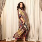 Swara Bhaskar Instagram - The spirit of a nomad ❤️🖤💛 . Outfit: @gulabobyabusandeep Bracelet: @tribebyamrapali . Styled by: @prifreebee @a.bee.at.work Photographs: @ahmedsami_photography Hair : @antergallactic Make-Up: @makeupbyyaramaziad @lancomepopup Fashion Assistant: @v4nyav3rma . . . . . . #cairointernationalfilmfestival #juryduties #egypt #cairo #travel #filmfestival #kaftans #multicolored # abujanisandeepkhosla #gulabobyabusandeep Cairo, Egypt