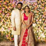 Swara Bhaskar Instagram - Presenting Mr and Mrs. #SwaadAnusaar • Outfits: @abujanisandeepkhosla Jewellery: @khannajewellerskj • Styled by @a.bee.at.work @prifreebee Hair Make-Up by @kaushikanu @anukaushikstudio @lawangtamang95 Photographs: @tarunchawlaphotography Delhi, India