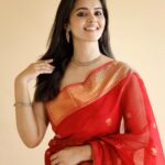 Swathishta Krishnan Instagram – Wishing you all a very happy Pongal ❤️ 
.
.
.
.
Wearing @thepallushop 
Click @thatmadraskaran 
Mua @pavihairandmakeup
