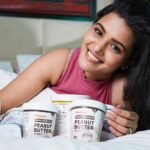 Swathishta Krishnan Instagram - I can hardly contain my enthusiasm any more! The @pintola.in jar has the ideal balance of health and flavor - I'm totally smitten!🙌🥜❤️ #pintolainlove #healthytreats #ad #pintola #pintolapeanutbutter #spreadthegoodnes #almondbutter #allnatural #fitness #PowerPack #FitnessFreaks #peanutbutter #performerinyou #fortheperformerinyou #HealthySnacking #MadeInIndia