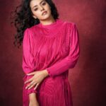 Swathishta Krishnan Instagram – Pinkkieeeee💖 
.
.
.
.
wearing @typechennai 
Styling @paviiiee_08 
Makeover @chisellemakeupandhair 
Shot by @gilbertphotographer