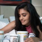 Swathishta Krishnan Instagram - I'm officially head over heels in love with @pintola.in Jar! It's the ultimate treat for both my health and my taste buds - no wonder I'm falling in love with it again and again. . . . . #ad #PintolaJar #KeepItComing #pintola #pintolapeanutbutter #spreadthegoodness #fortheperformerinyou #newlaunch