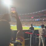 Swathishta Krishnan Instagram - 🤍🤍🤍🤍 That was an amazing day , it was lovely meeting Shivanna sir 🤍🙏 . . . . #cskvsrcb