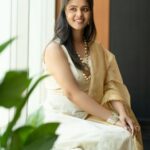 Swathishta Krishnan Instagram - Vishu 🤍 . . . Wearing @demozastores Shot by @mikkie_photographhy Retouch @sabu.dxb MUAH @vickys_makeup_room Shot at @clarion_hotel_president