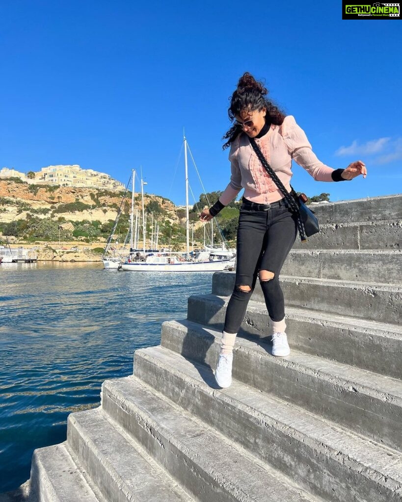 Taapsee Pannu Instagram - You dont have to see the whole staircase sometimes… just keep taking that one step at a time… Gozo Island, Malta