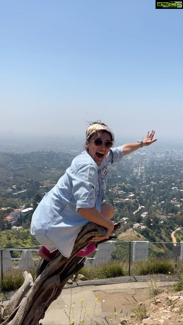 Taapsee Pannu Instagram - Tomorrow we’ll go Back to our lives With sand in our skin and sun in our eyes But I know the truth I’ve seen the signs And I’ve seen the golden gods in disguise #LosAngeles