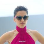 Taapsee Pannu Instagram - What makes a superstar? → Owning who we are, passion to make waves and desire to soar. So come, join me and together #LetsVogue like SUPERSTARS!