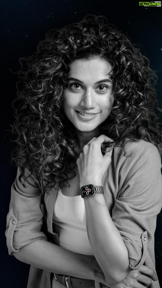 Taapsee Pannu Instagram - People will always judge everything about you. They will always say you are not enough. But that should not stop you from being the best version of yourself. Because when you look at the bigger picture, that’s how you #MakeItUltra. How about you do it too with the newly-launch #ColorFitUltra3 by @go_noise, featuring 1.96” AMOLED Always On Display, Advanced Bluetooth calling powered by Tru SyncTM, functional crown and 150 watch faces. #Noise #ListenToTheNoiseWithin #NoiseSmartwatches #InspirationWithinReach