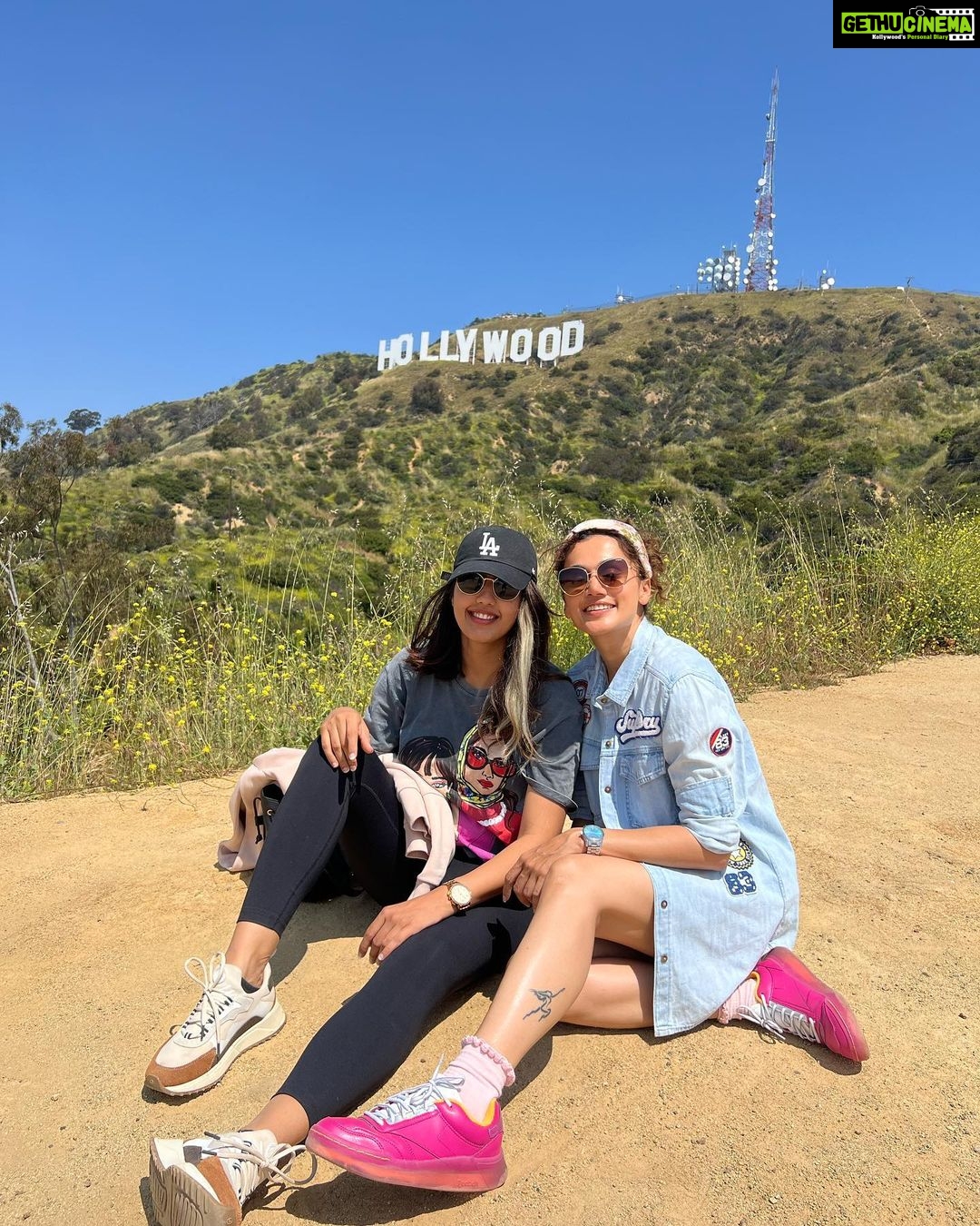 Taapsee Pannu Instagram - The city we have seen so much in films that it feels like we have been there since ever! #LosAngeles