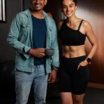 Taapsee Pannu Instagram - Months of grilling and hard work only so i could have the biscuits and he could have his cup of tea. @sujeetkargutkar you finally have the picture and I’m off to have my chole bhature and croissants !
