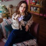 Tamannaah Instagram - Happiness is a snap away! The #OPPOFindN2Flip comes with the largest cover screen out there and a unique pocketable design making it hands down the #BestFlipPhone. #SeeMoreInASnap from 17th March.