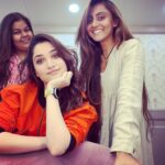 Tamannaah Instagram - This is where I spend most of my time and these are the people I enjoy doing it with ❤️❤️❤️ @bbhiral @savleenmanchanda . First working day of 2023✅