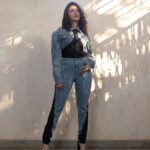 Tamannaah Instagram - Keep it basic... but better 💙💙💙 Outfit: @muglerofficial Jewellery: @thelinehq @tuula.jewellery Heels: @versace Styled by: @stylebyami Assisted by: @anoooooshka Hair & Makeup: @florianhurel Assisted by: @bhaktilakhani Photographer: @dinesh_ahuja
