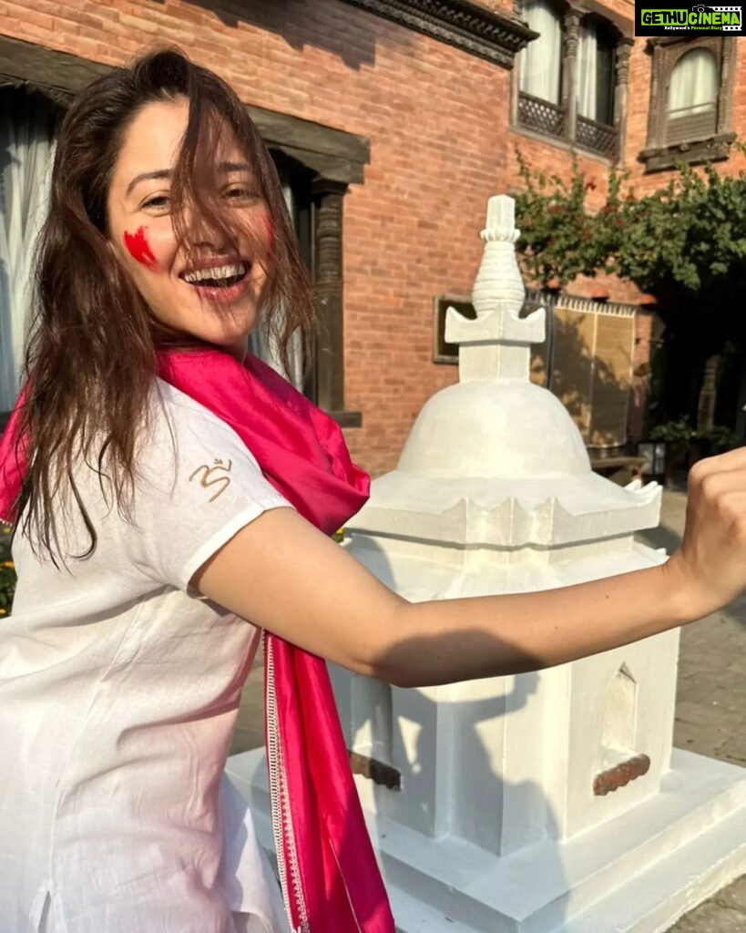 Tamannaah Instagram - Happy Holi from Nepal❤️