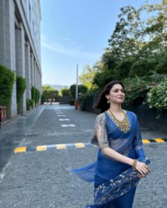 Tamannaah Instagram - Blue-ming 🌸🌸🌸