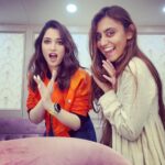 Tamannaah Instagram - This is where I spend most of my time and these are the people I enjoy doing it with ❤️❤️❤️ @bbhiral @savleenmanchanda . First working day of 2023✅