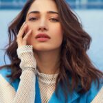 Tamannaah Instagram - You can run but you can't Hyde(rabad). Back in the city! #GurthundaSeethakalamOnDec9th Outfit: @studiomoonray Jewellery: @blingsutra @ascend.rohank Heels :@louboutinworld Styled by: @shaleenanathani Assisted by: @vasudhaguptaa Makeup: @billymanik81 Hair: @themadhurinakhale Photographed by: @eshaangirri