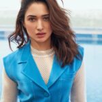 Tamannaah Instagram - You can run but you can't Hyde(rabad). Back in the city! #GurthundaSeethakalamOnDec9th Outfit: @studiomoonray Jewellery: @blingsutra @ascend.rohank Heels :@louboutinworld Styled by: @shaleenanathani Assisted by: @vasudhaguptaa Makeup: @billymanik81 Hair: @themadhurinakhale Photographed by: @eshaangirri