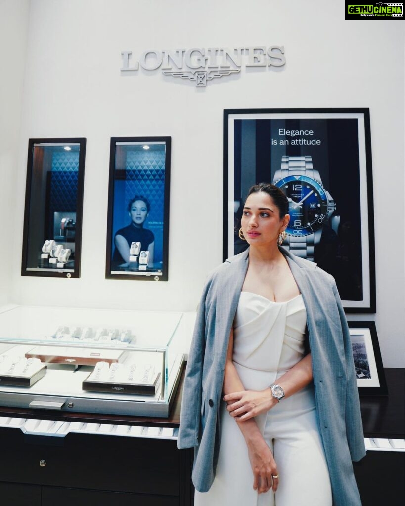 Tamannaah Instagram - Elated to be a part of the @longines family! This one is super special for me… I still remember having bought my first watch from Longines and falling completely in love with it! Their collection has always been classic, timeless and elegant. 🫶🏻 Today, inaugrating the Longines Trivandrum store was a full circle moment for me! Truly overwhelmed ✨ Thank you for the love Trivandrum! Cannot wait to be back! 🤍🤍🤍 #EleganceIsAnAttitude