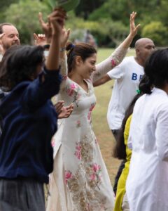 Tamannaah Instagram - Finding balance on and off the mat! 🧘🏻‍♀️🧘🏻‍♀️🧘🏻‍♀️

For the longest time yoga for me was all about getting the posture correct, doing all asanas the right way. But all that changed last year. 

Through the teachings of @sadhguru and during my visits to the @isha.foundation, I began to truly understand the true purpose of yoga. Simply put, it is an intricate, detailed user’s manual of the body. If you look beyond the asanas, it will open up a whole new world. 🤍

I’ve taken the learnings and created a way of life that helps me to listen, explore, and to unlock the hidden potentials within myself. 

Every practice of yoga today takes me on a journey of self-discovery, revealing the intricate connection between the breath, mind, and spirit. ✨

I hope that in the future, we don’t have to dedicate a day for yoga to celebrate its true potential… but that it becomes a part of our journey to becoming the best versions of ourselves… both physically and mentally!

Happy International Yoga Day… now go unlock your full potential. 😉

#InternationalYogaDay