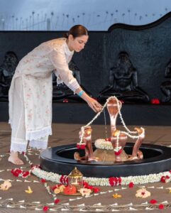 Tamannaah Instagram - Finding balance on and off the mat! 🧘🏻‍♀️🧘🏻‍♀️🧘🏻‍♀️

For the longest time yoga for me was all about getting the posture correct, doing all asanas the right way. But all that changed last year. 

Through the teachings of @sadhguru and during my visits to the @isha.foundation, I began to truly understand the true purpose of yoga. Simply put, it is an intricate, detailed user’s manual of the body. If you look beyond the asanas, it will open up a whole new world. 🤍

I’ve taken the learnings and created a way of life that helps me to listen, explore, and to unlock the hidden potentials within myself. 

Every practice of yoga today takes me on a journey of self-discovery, revealing the intricate connection between the breath, mind, and spirit. ✨

I hope that in the future, we don’t have to dedicate a day for yoga to celebrate its true potential… but that it becomes a part of our journey to becoming the best versions of ourselves… both physically and mentally!

Happy International Yoga Day… now go unlock your full potential. 😉

#InternationalYogaDay
