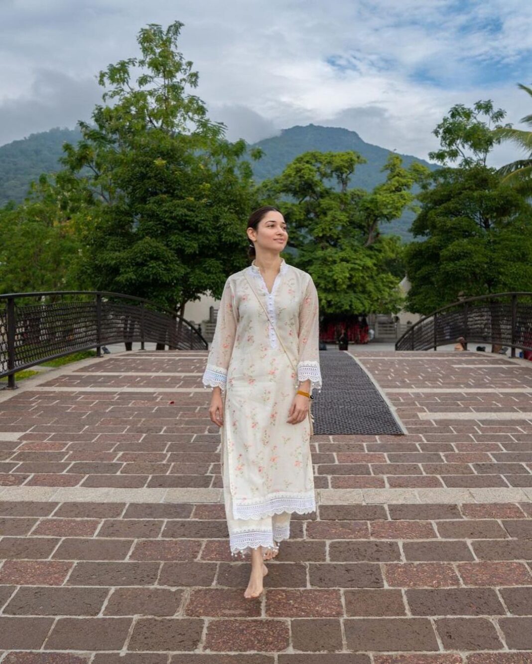 Tamannaah Instagram - Finding balance on and off the mat! 🧘🏻‍♀️🧘🏻‍♀️🧘🏻‍♀️ For the longest time yoga for me was all about getting the posture correct, doing all asanas the right way. But all that changed last year. Through the teachings of @sadhguru and during my visits to the @isha.foundation, I began to truly understand the true purpose of yoga. Simply put, it is an intricate, detailed user’s manual of the body. If you look beyond the asanas, it will open up a whole new world. 🤍 I’ve taken the learnings and created a way of life that helps me to listen, explore, and to unlock the hidden potentials within myself. Every practice of yoga today takes me on a journey of self-discovery, revealing the intricate connection between the breath, mind, and spirit. ✨ I hope that in the future, we don’t have to dedicate a day for yoga to celebrate its true potential… but that it becomes a part of our journey to becoming the best versions of ourselves… both physically and mentally! Happy International Yoga Day… now go unlock your full potential. 😉 #InternationalYogaDay