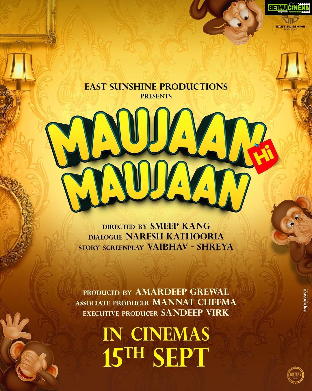 Tanu Grewal Instagram - Maujaan Hi Maujaan releasing worldwide on Sept 15th! πππ @gippygrewal @binnudhillons @karamjitanmol @tanugrewal @hashneen23 @amardeepsgrewal @mannatc @harrrygill.10 @eastsunshineproductions @amneetkgrewal @yograjofficial @officialnasirchinyoti @bnsharma_official @jimsharmaa @sanjnasinghofficial @smeepkang @bal_deo @bhana_l.a @vinodaswal13 @nareshkathooria @munishomjee @omjeegroupofficial @kambojsukha @sandeepvirkaur @hashtagstudiosuk @supercamfilms @its_paramhunjan @satbirsinghdiwan @mayurathan_mj @sajandeepsinghsidhu @kalesaloni @gajinaath #maujaanhimaujaan