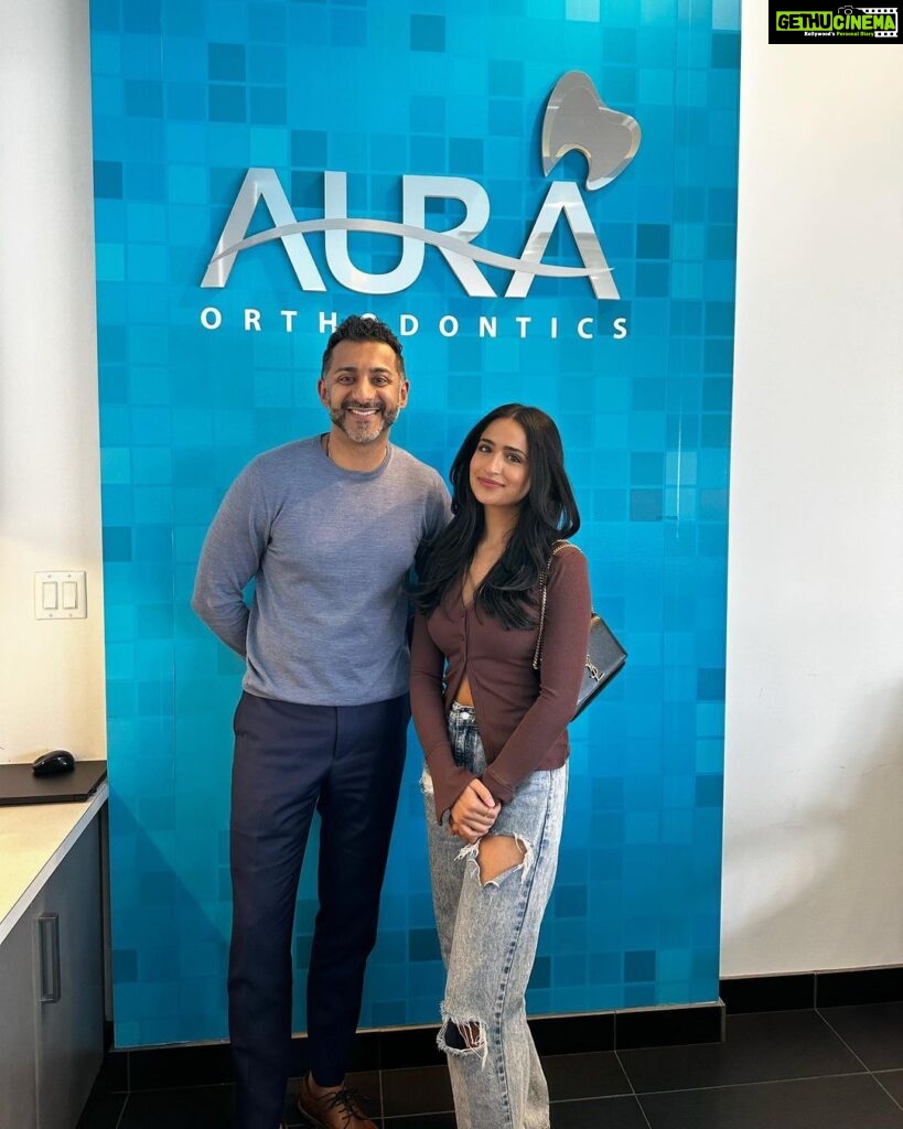 Tanu Grewal Instagram - Excited to start my Invisalign Journey with Dr. Sharma at Aura Orthodontics! 🦷 Unlock Your Perfect Smile with @auraortho Your Journey to Confident, Aligned Teeth Begins Here!