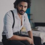 Teja Sajja Instagram - In my favourite colours Black&White 🖤🤍 Clicked by @arifminhaz Styled by @lankasanthoshi
