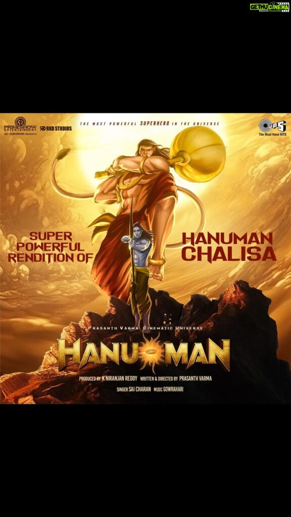 Teja Sajja Instagram - The much awaited #HanumanChalisa from #HanuMan is OUT NOW Link in the bio/ story! Use the audio and create your reels! #HanuMan ❤️‍🔥 Grand PAN WORLD RELEASE in 11 languages on MAY 12th 2023🤩 Singer : @saicharan_singer Music: @gowra_6 A @prasanthvarmaofficial Film 🌟ing @tejasajja123 @amritha_aiyer @varusarathkumar @vinayrai79 @niran_reddy @chaitanyaniran @asrinreddy @primeshowentertainment @kumartaurani @rajuharwani @tipsteluguofficial @tips @tips.marathi @tipstamilofficial @tips_malayalamofficial @tipskannada #HanuManFromMay12th💥