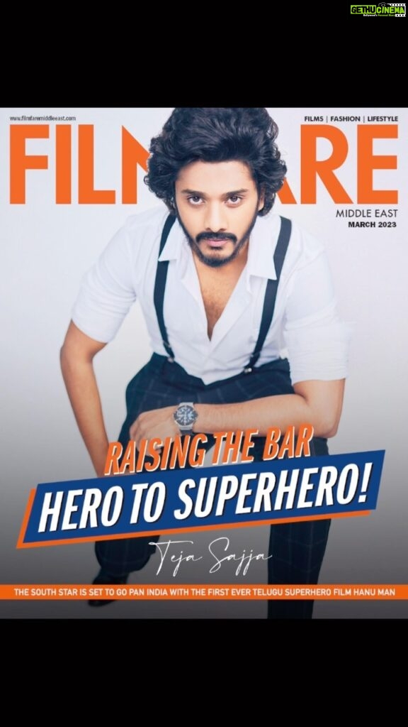 Teja Sajja Instagram - Young, dashing and raring to go! Presenting our March Digital Cover Star – Teja Sajja – who is ready to storm Pan India with the first ever Telugu Superhero flick – Hanu Man! From putting in intense sequences to doing his own stunts, the South star is set to raise the bar with this family entertainer like never before. In an exclusive interview with our editor Aakanksha Naval-Shetye, the young actor talks about creating this Hanu Man multiverse and more! Check out his interview in the latest issue of Filmare Middle East. Interviewed by: @aakankshanaval_aksn Cover Design: @iamitcreates Animated by: @jafar.jef . . . #SuperHero #TejaSajja #HanuMan #PanIndia #SuperHeroHanuMan #Southstar #Zombiereddy #coverstar #marchcoverstar #hanuman #filmfareme #ffme #filmfaremecoverstar #magazinecover #marchissue #ffmemarchissue