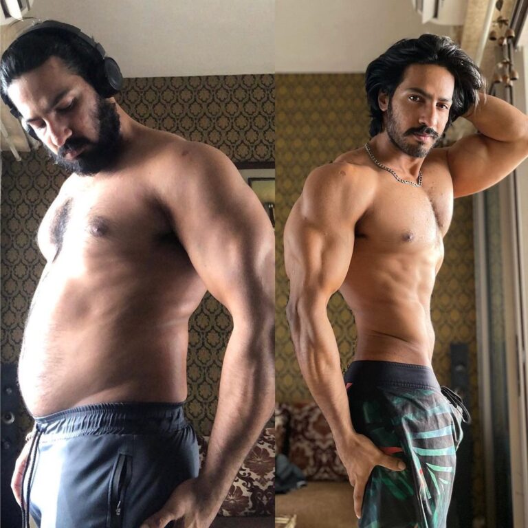 Thakur Anoop Singh Instagram - DAD BOD TO FAB BOD : Off course it takes time! I took time too! But the transformation journey is more enjoyable than the results simply! Once you achieve the goals, it becomes stressful to keep up the perfect aesthetics of the physique! The motivation to look perfect is fulfilled and it’s a different struggle thereafter to keep up with same conditioning all through the year! So don’t rush to get those abs and then ruin it all! Trust nd enjoy the process ! It will be slow but surely be rewarding at the end of the day as you can see here in the picture!!! This is a constant reminder to every one of you who needed this motivation today! May this help you find a fresh perspective to life !!! Stay fit, stay strong!! #mondaymotivation #Thakuranoopsingh #fitness #fitbody #dadbody #transformation #lockdownbody #protein #lifestyle